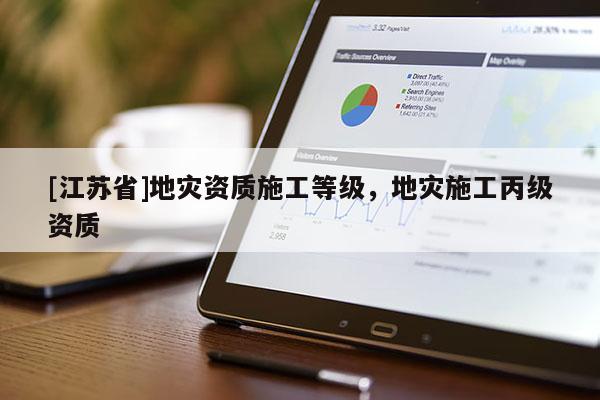 [江蘇省]地災資質施工等級，地災施工丙級資質