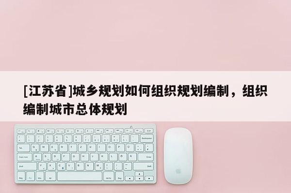 [江蘇省]城鄉規劃如何組織規劃編制，組織編制城市總體規劃