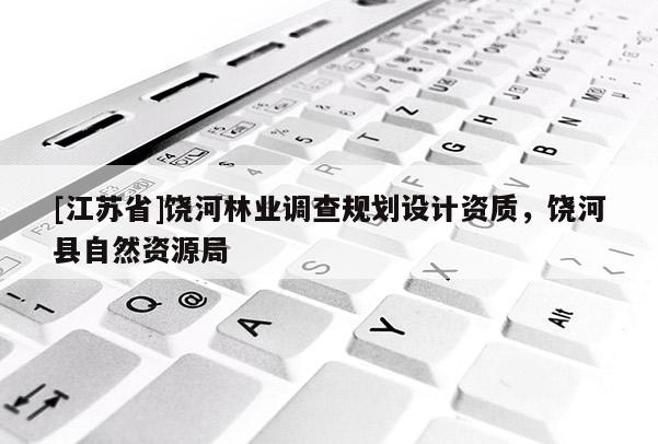 [江蘇省]饒河林業調查規劃設計資質，饒河縣自然資源局