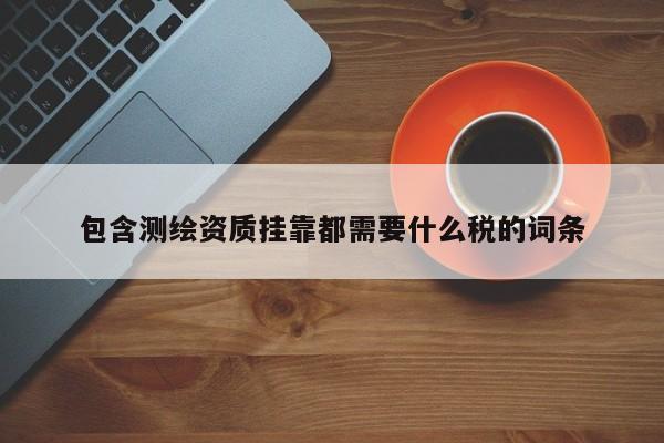 包含測繪資質掛靠都需要什么稅的詞條