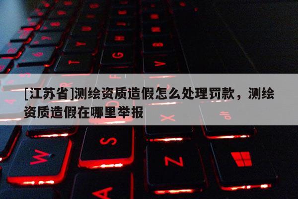 [江蘇省]測繪資質造假怎么處理罰款，測繪資質造假在哪里舉報